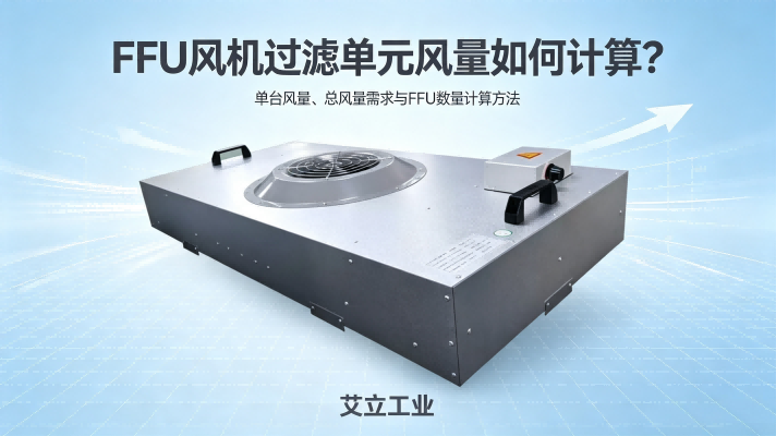 FFU风机过滤单元风量如何计算？艾立工业告诉您：单台风量、总风量需求与FFU数量计算方法.png