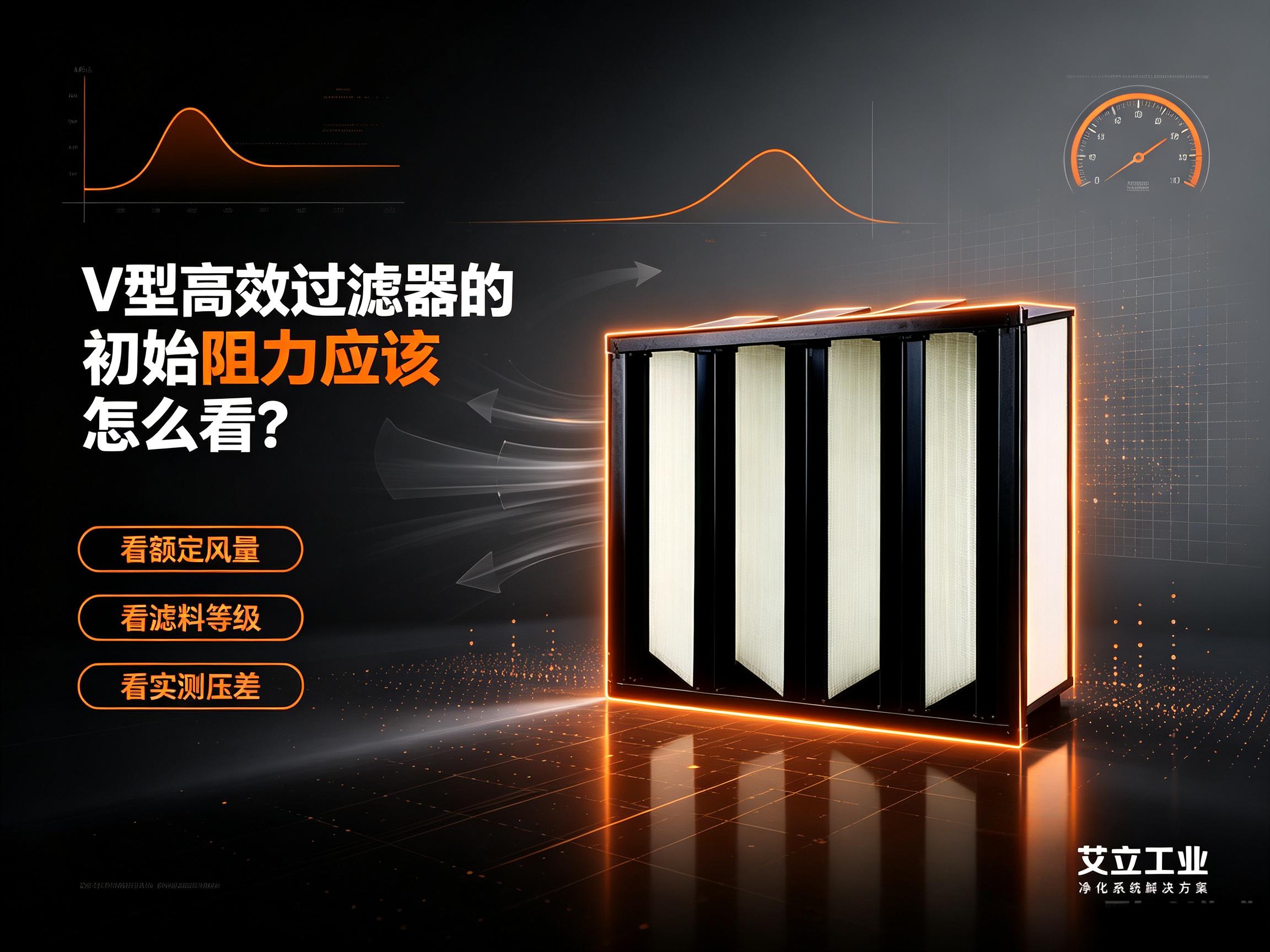 V型高效过滤器的初始阻力应该怎么看？阻力参数解读与选型参考